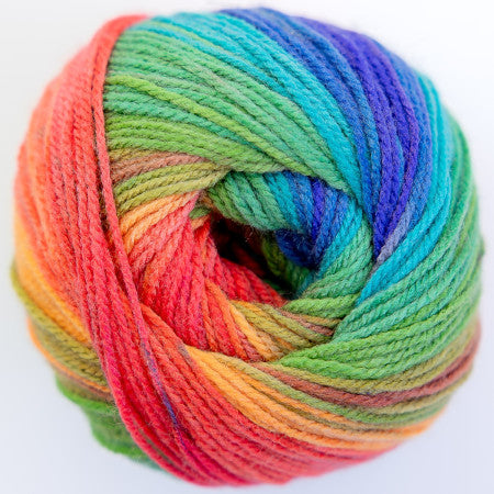 Papatya Batik Vibrant DK – 100 g Self-Striping Acrylic Yarn