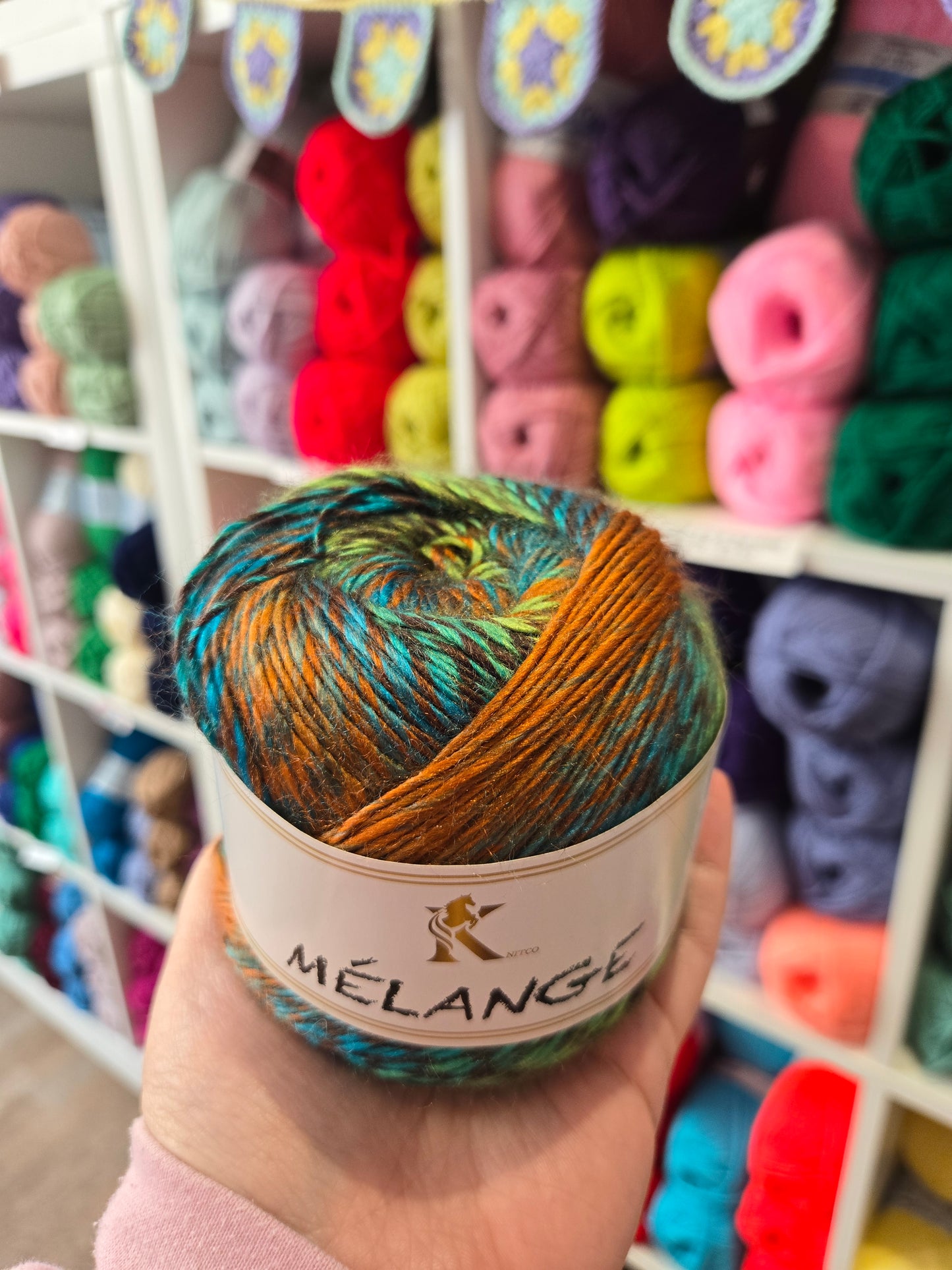 Knitco Melange DK Yarn 150g Yarn Cake