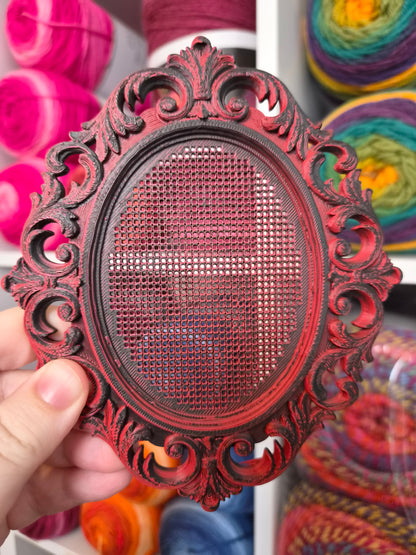 Ornate 3D Printed Cross Stitch Frame – 29 × 40 Stitch Plastic Aida