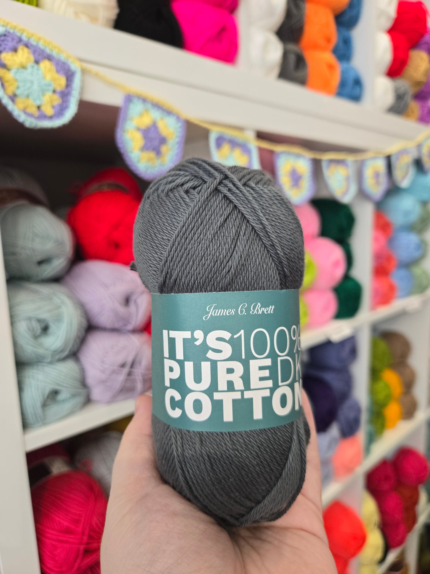 100% Its pure Cotton 100g by James C Brett