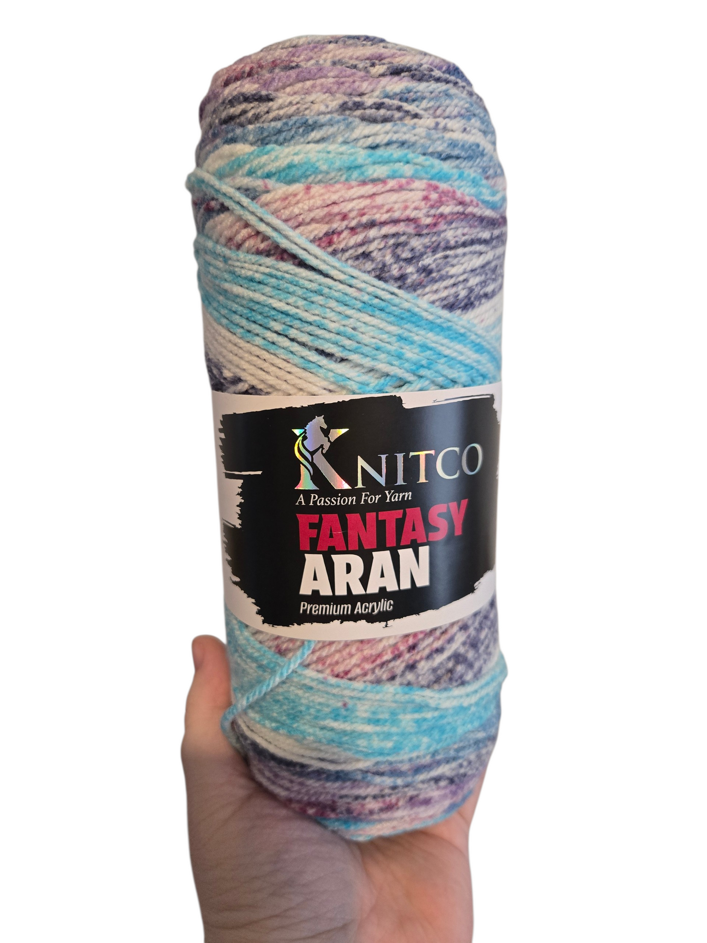 Knitco Fantasy Aran 200g Variegated Acrylic Yarn