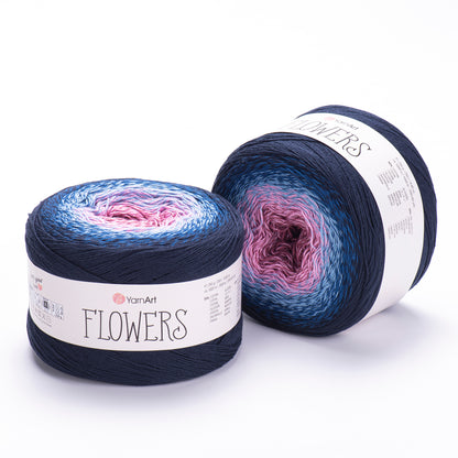 YarnArt Flowers 250g – 1000 m Gradient Cotton Blend Cake Yarn