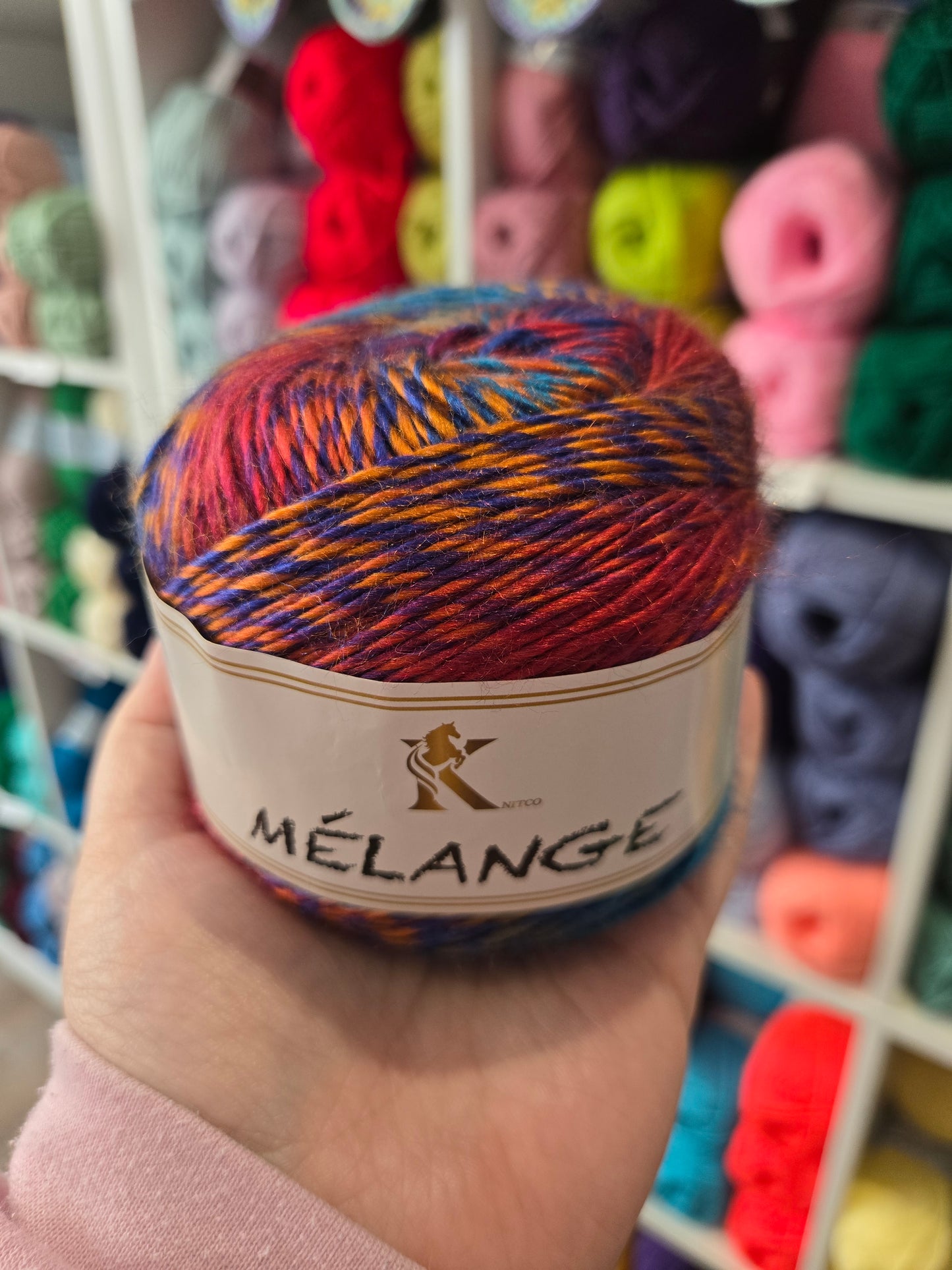 Knitco Melange DK Yarn 150g Yarn Cake