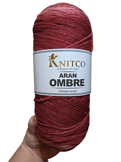 KnitCo Ombre Aran 200g Colour Changing Acrylic Yarn