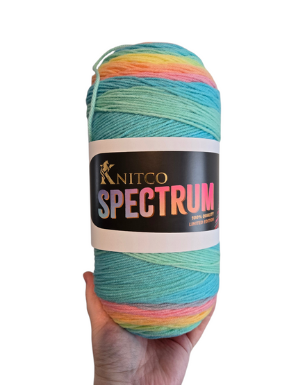 Knitco Spectrum 400g Variegated Acrylic Yarn Cake