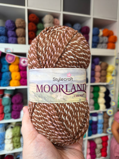 Stylecraft Moorland Chunky – 100g Colour Changing Yarn