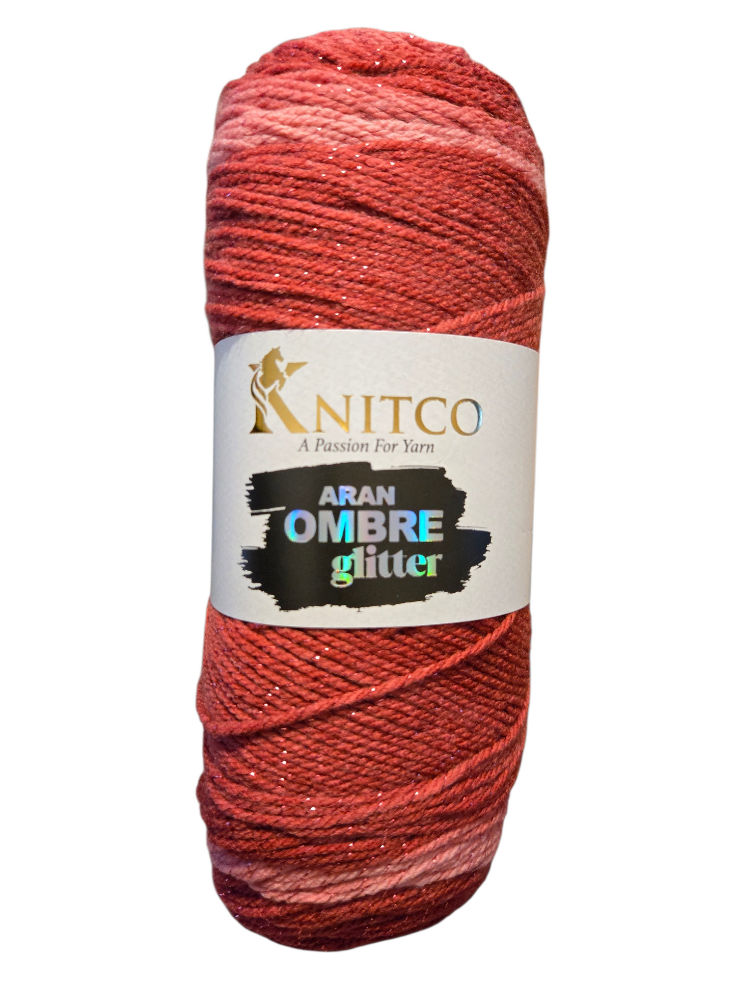 Knitco Ombre with Glitter 200g Colour Changing Acrylic Yarn
