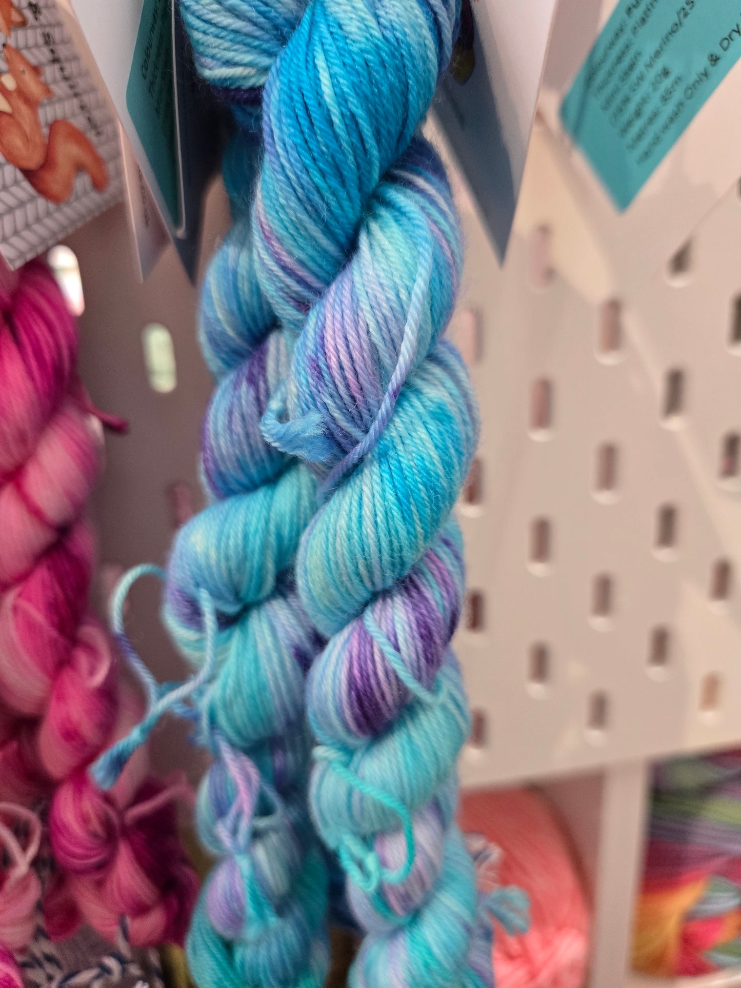 Fox & Squirrel Hand-Dyed Superwash Merino Mini Skein 20g