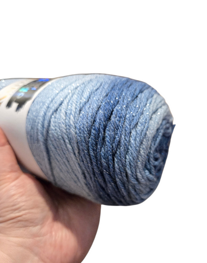 Knitco Ombre with Glitter 200g Colour Changing Acrylic Yarn