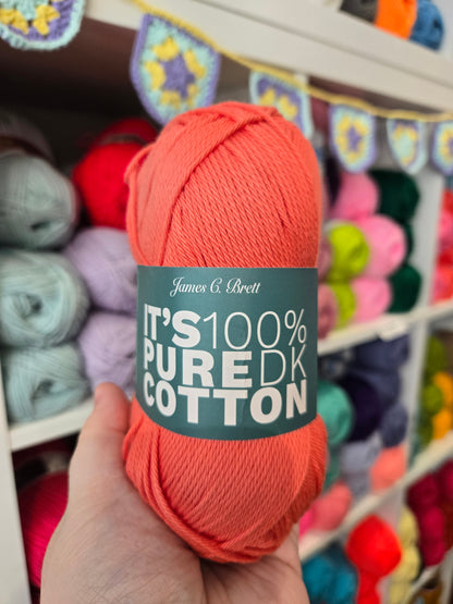 100% Its pure Cotton 100g by James C Brett