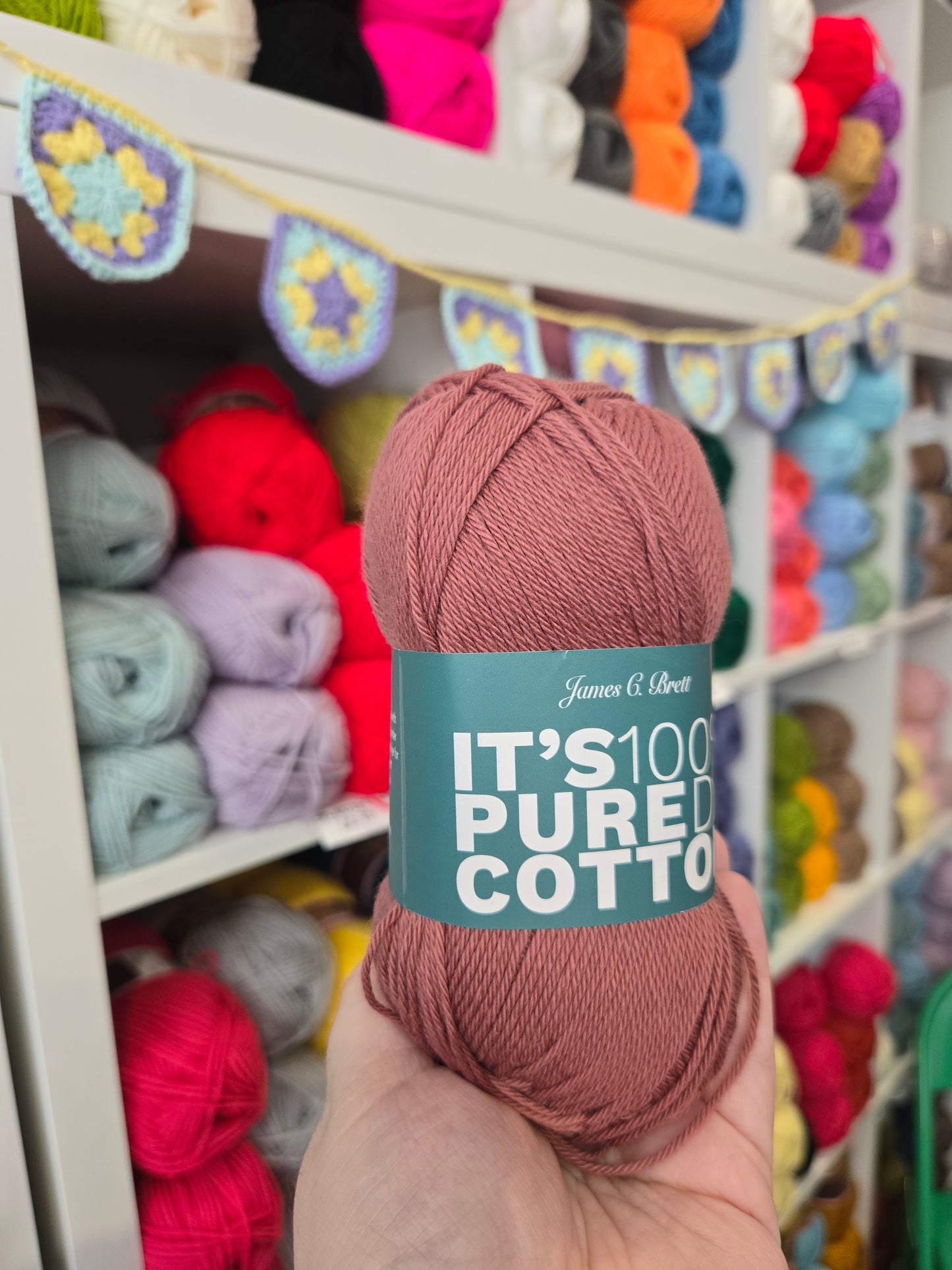 100% Its pure Cotton 100g by James C Brett