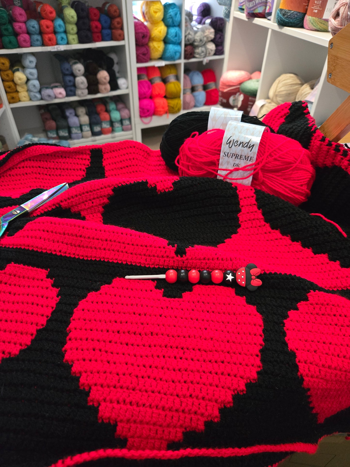 Free Mosaic Crochet Heart Pattern - Digital Download