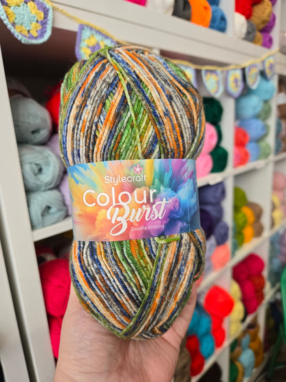 Colourburst by Stylecraft 100g DK Acrylic yarn