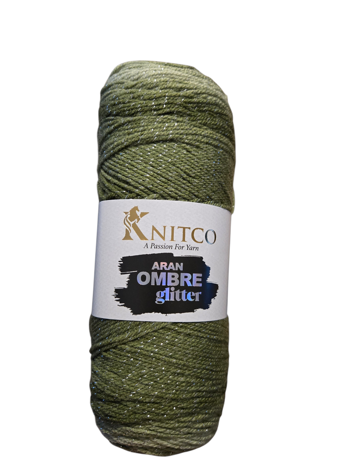 Knitco Ombre with Glitter 200g Colour Changing Acrylic Yarn