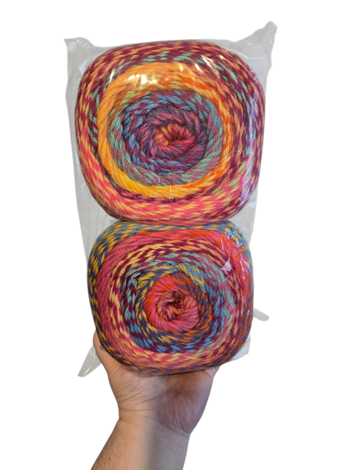KnitCo Cheesecake Acrylic Yarn Cakes Pack of 2