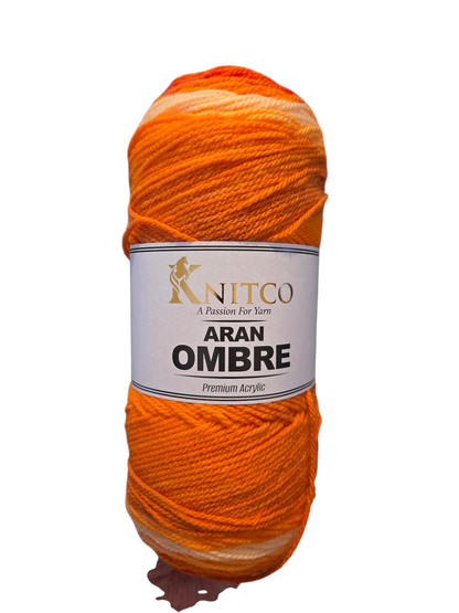 KnitCo Ombre Aran 200g Colour Changing Acrylic Yarn