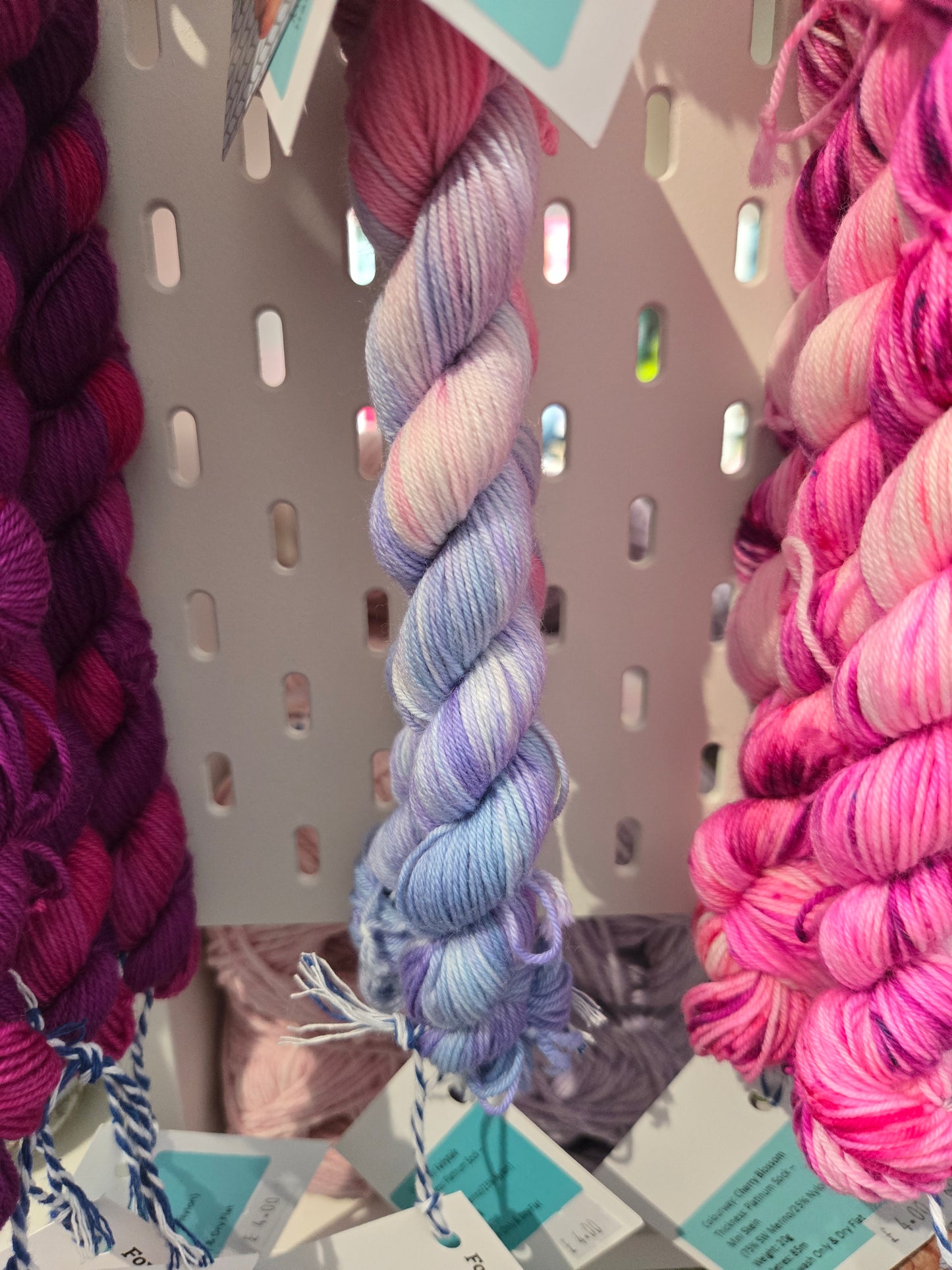 Fox & Squirrel Hand-Dyed Superwash Merino Mini Skein 20g