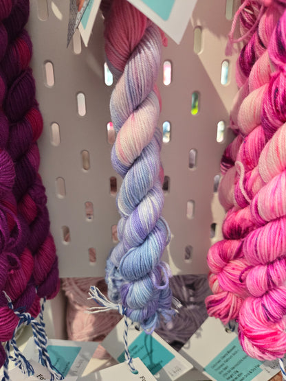 Fox & Squirrel Hand-Dyed Superwash Merino Mini Skein 20g