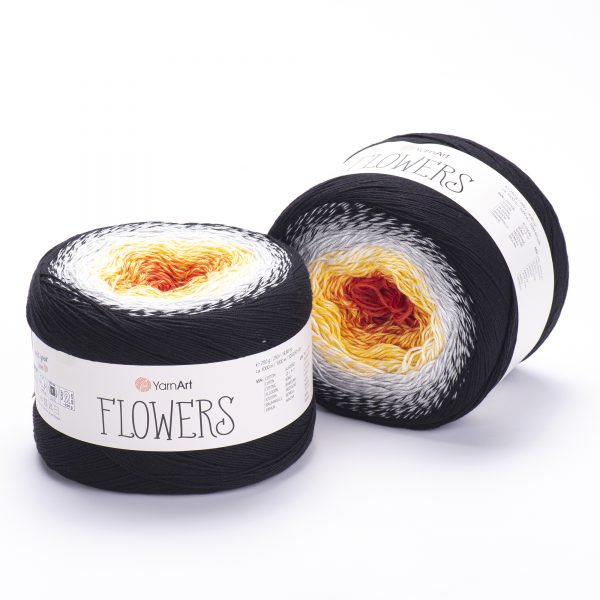 YarnArt Flowers 250g – 1000 m Gradient Cotton Blend Cake Yarn