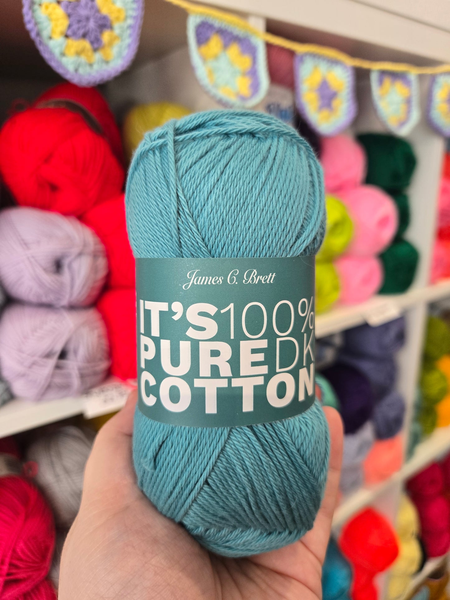 100% Its pure Cotton 100g by James C Brett