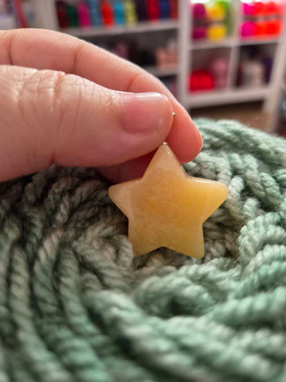 Crystal Puff Star Pendants