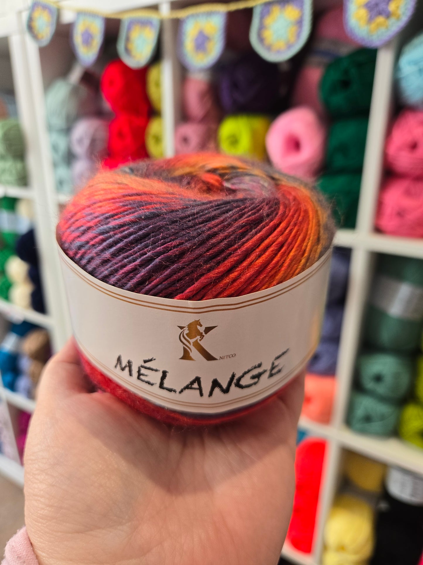 Knitco Melange DK Yarn 150g Yarn Cake