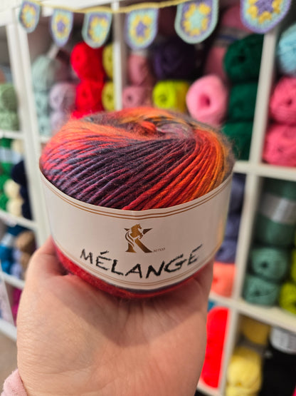Knitco Melange DK Yarn 150g Yarn Cake