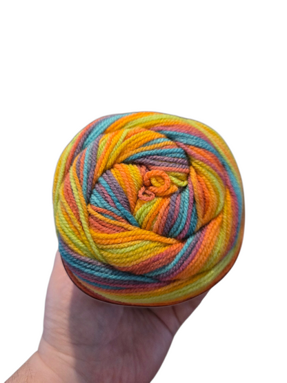 KnitCo Fruit Salad 100g DK Variegated Acrylic Yarn