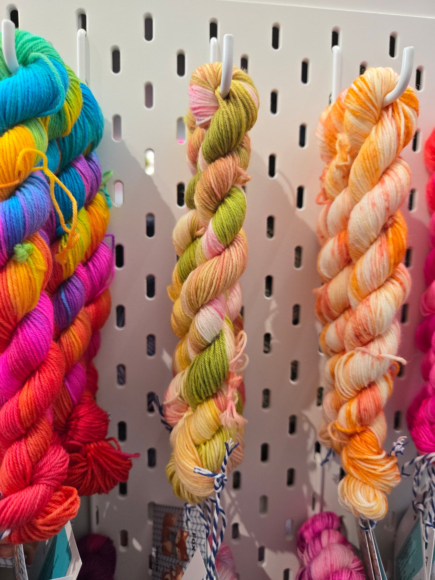 Fox & Squirrel Hand-Dyed Superwash Merino Mini Skein 20g
