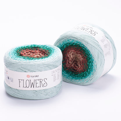YarnArt Flowers 250g – 1000 m Gradient Cotton Blend Cake Yarn