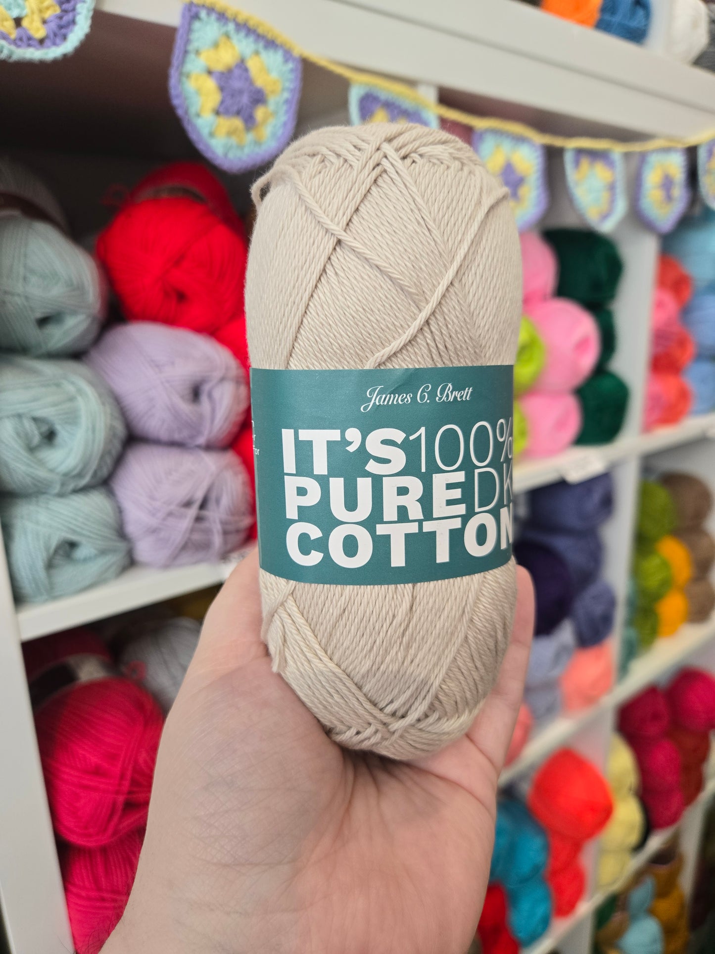 100% Its pure Cotton 100g by James C Brett