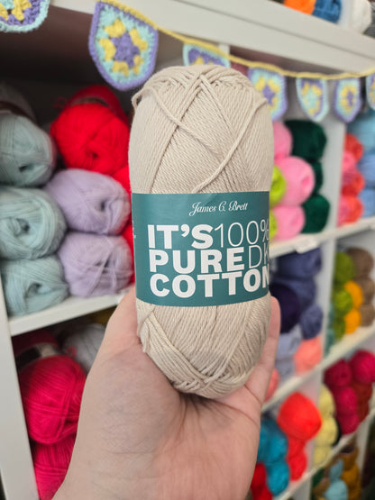 100% Its pure Cotton 100g by James C Brett