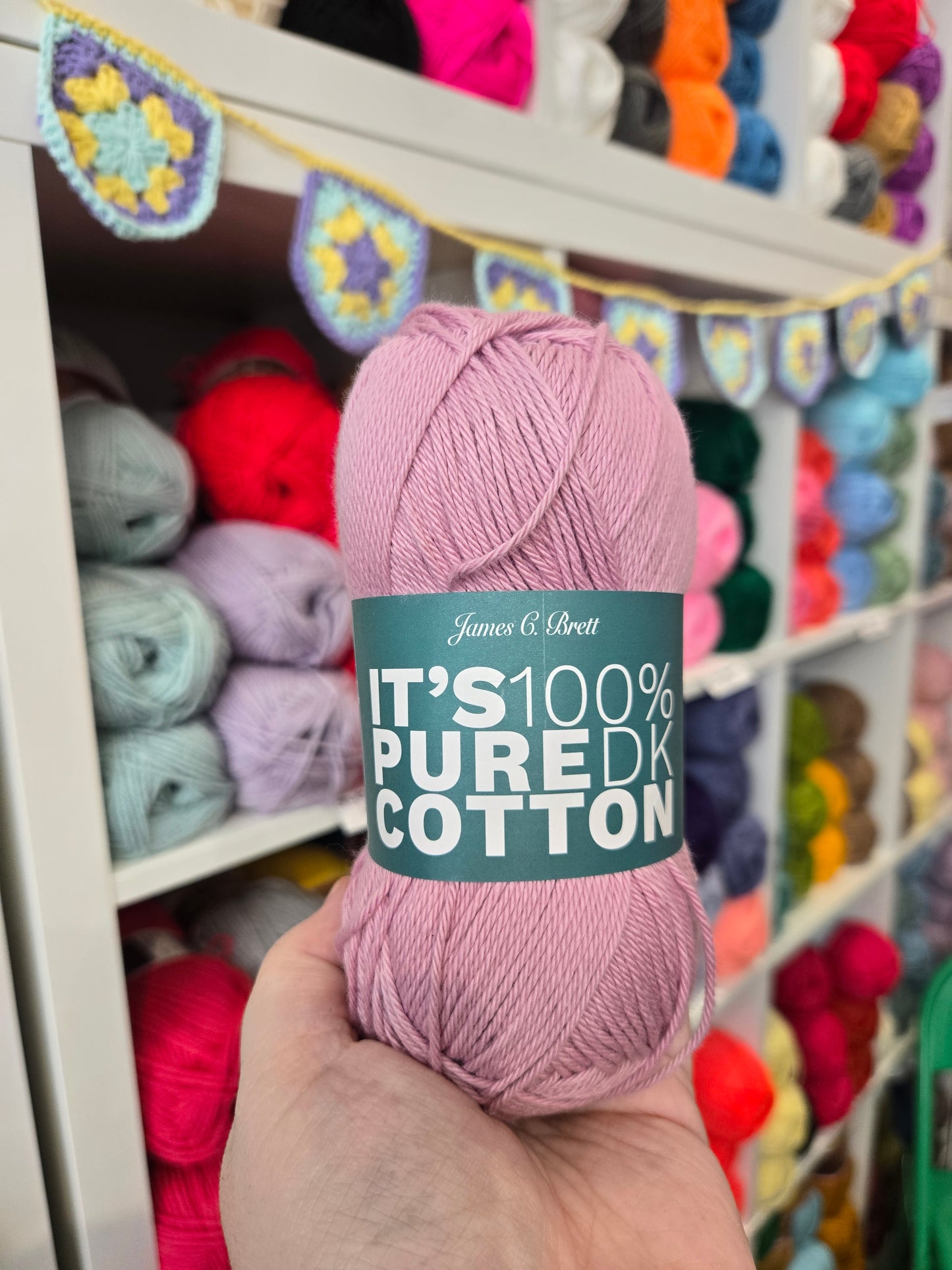 100% Its pure Cotton 100g by James C Brett